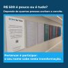 Uma contribuição de R$ 500 pode transformar uma trajetória