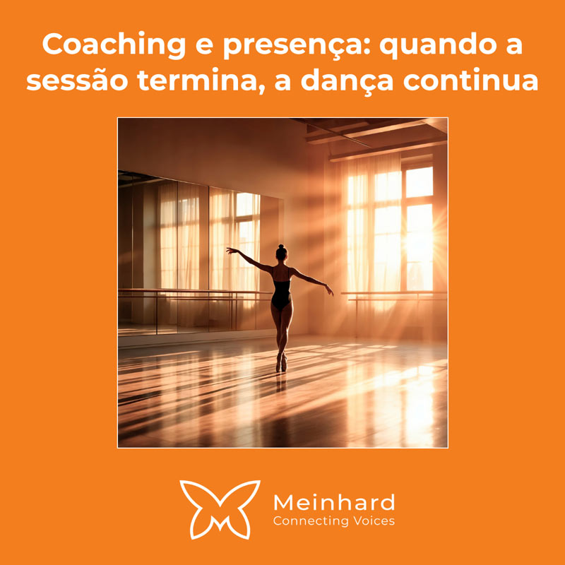 Coaching e presença: quando a sessão termina, se a música é boa, a dança continua
